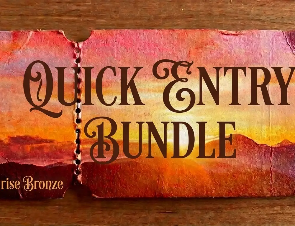 Sun Rise Bronze Quick Entry Bundle (3 items) $65 value